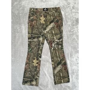Mossy Oak Pants Womens 10 Green BreakUp Infinity 5 Pocket Outdoor Jeans Camo